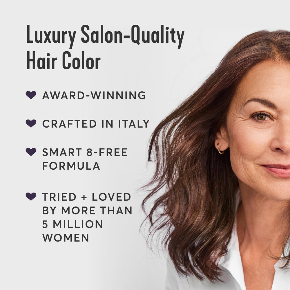 Madison Reed applying color with brush at roots for precise gray coverage and touch-ups