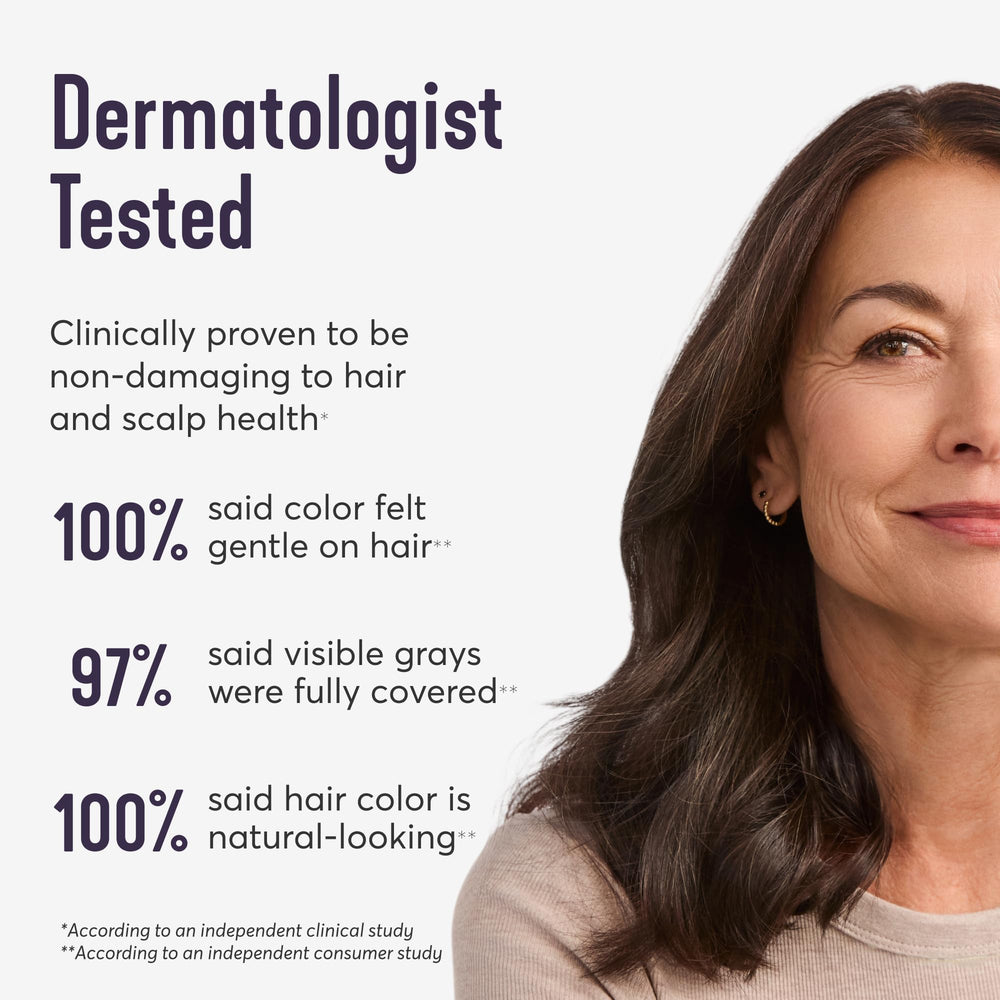 Madison Reed ingredients label close-up showing eight-ingredient-free claim