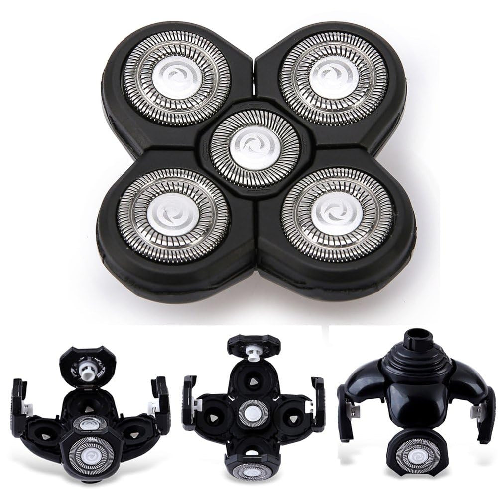 MAEATHOO in bathroom setting with shaver and brush, conveys convenient at-home grooming