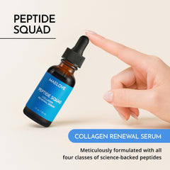 MAELOVE texture close-up highlighting serum consistency and peptide blend