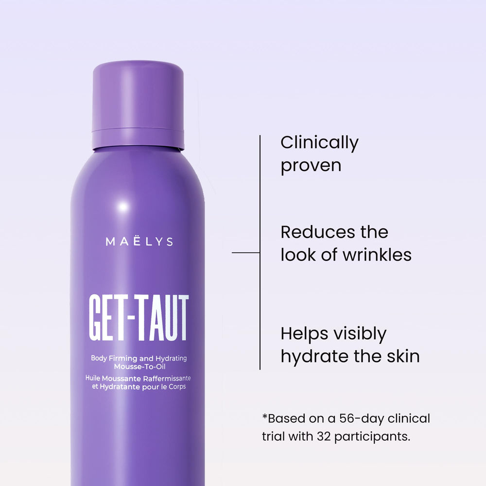 MAËLYS mousse texture close-up transforming into oil for fast hydration benefit