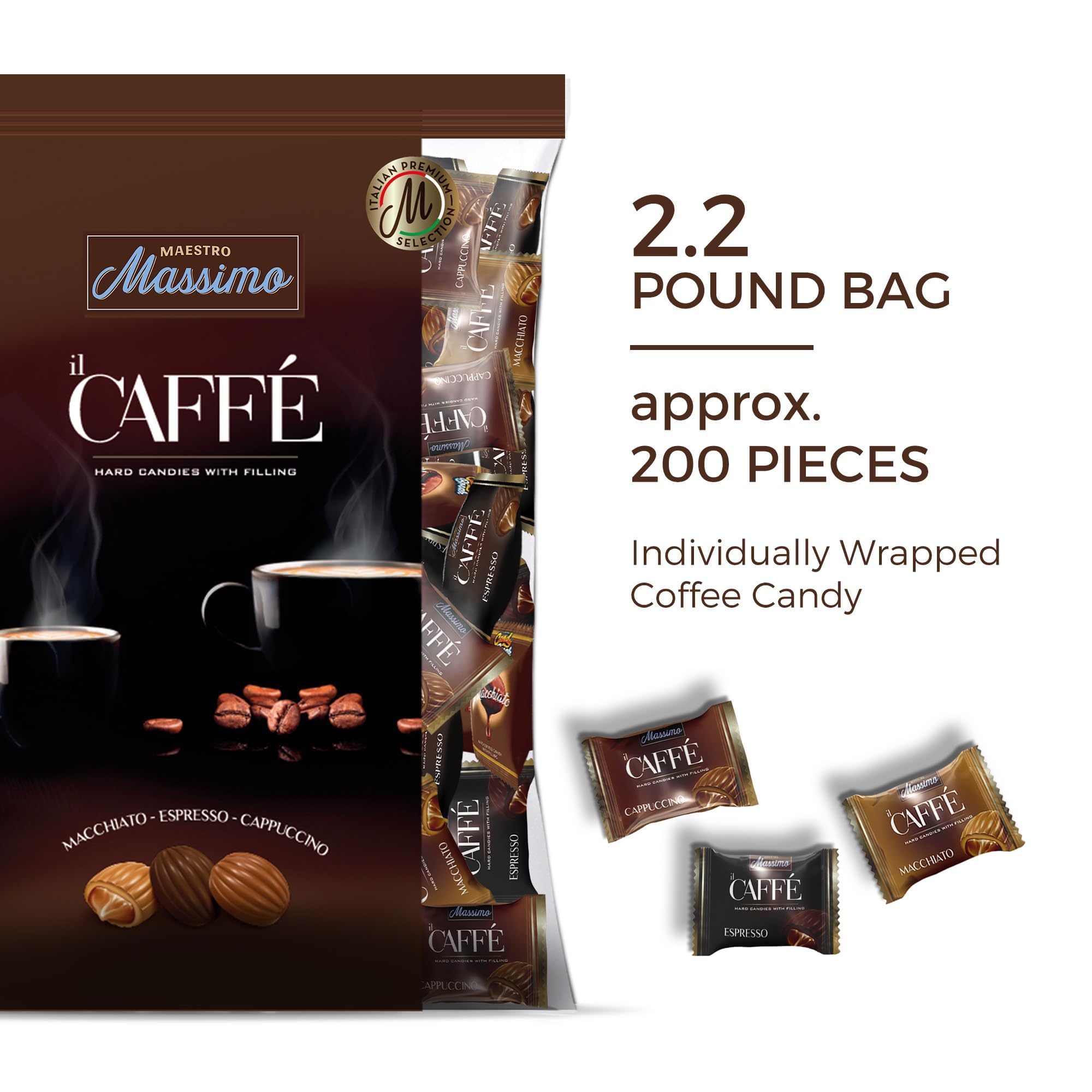 Maestro Massimo individually wrapped candies demonstrating portable freshness