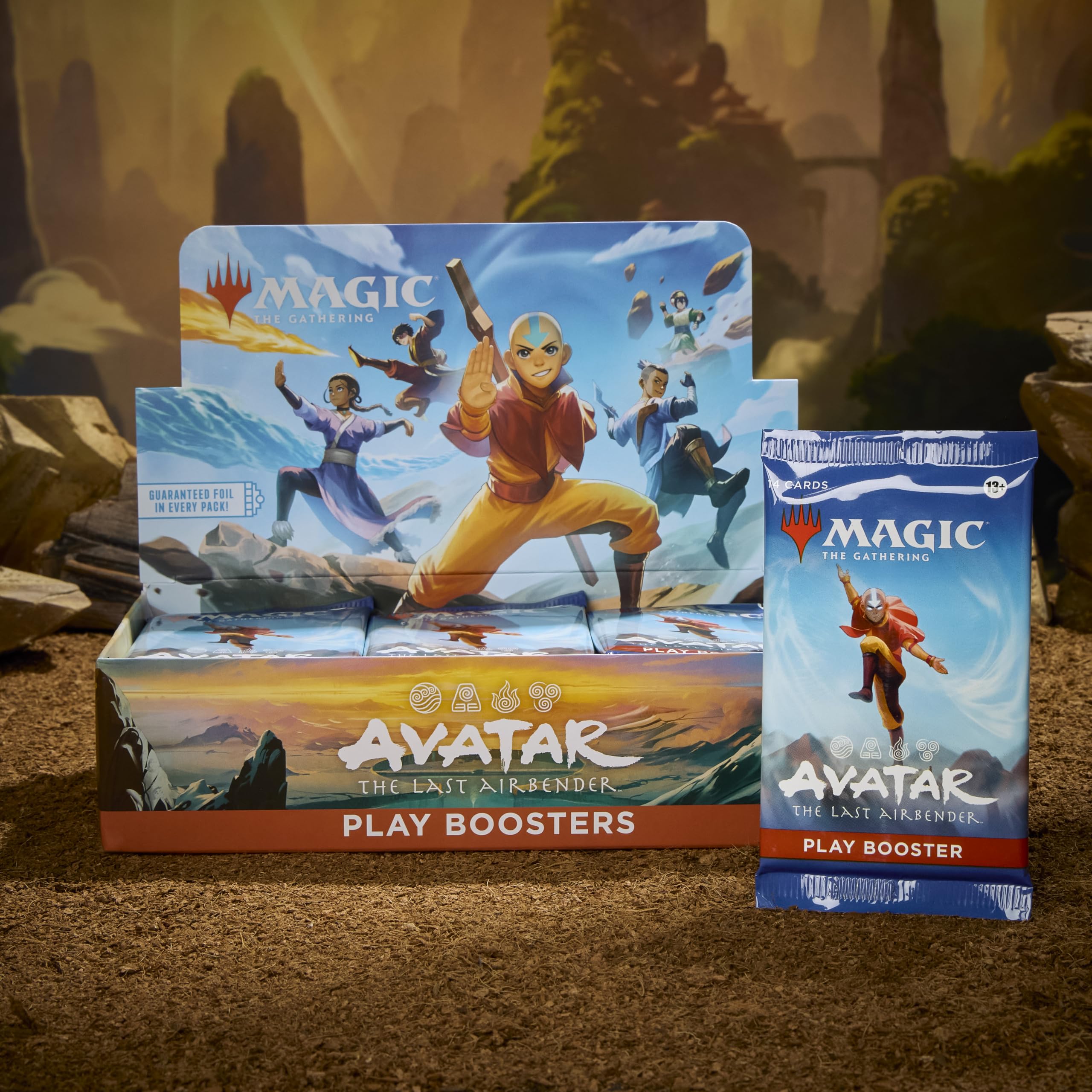 Magic: The Gathering foil card close-up showing shimmer and Avatar art, enhances collectibility