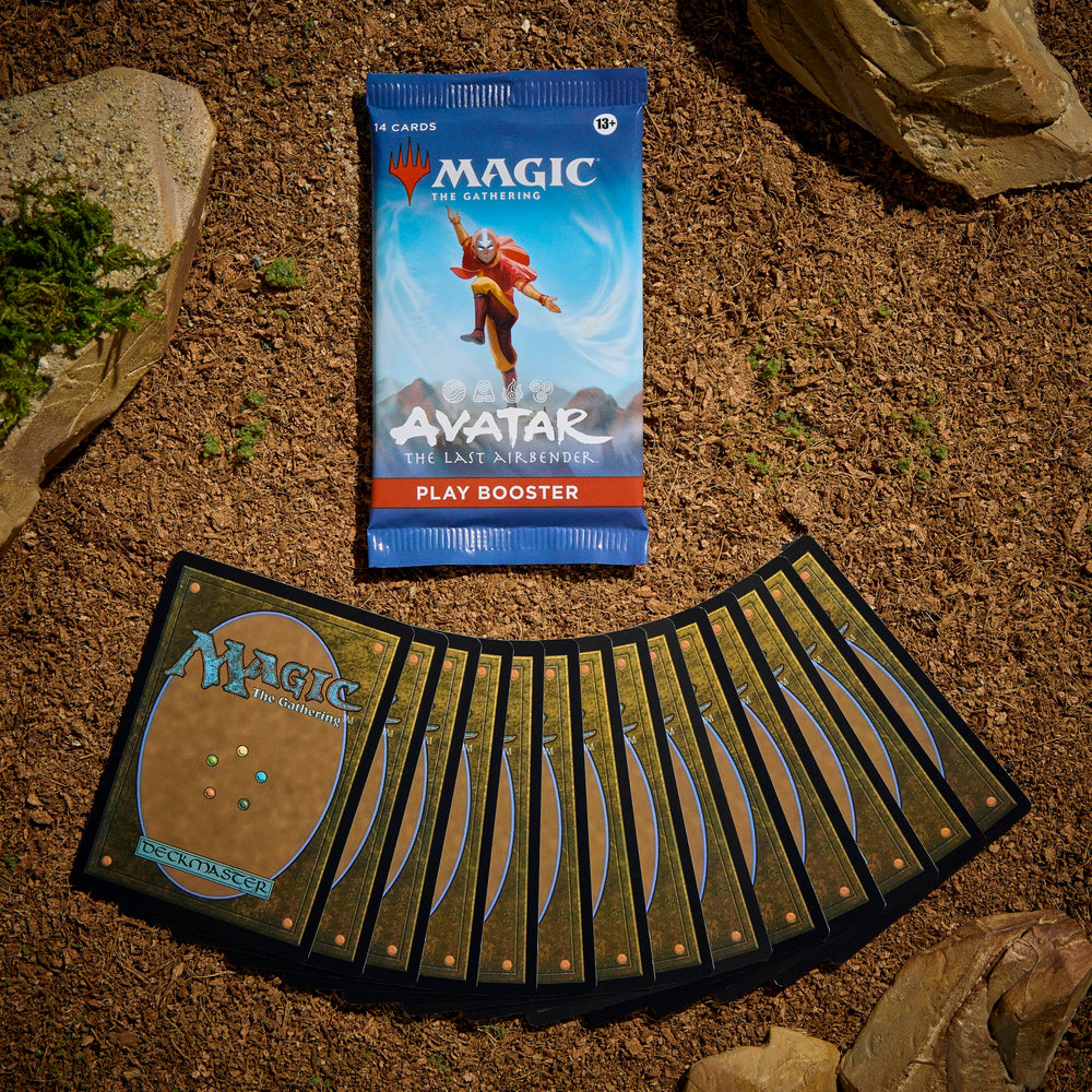 Magic: The Gathering booster pack held in hand for scale, helps assess purchase quantity
