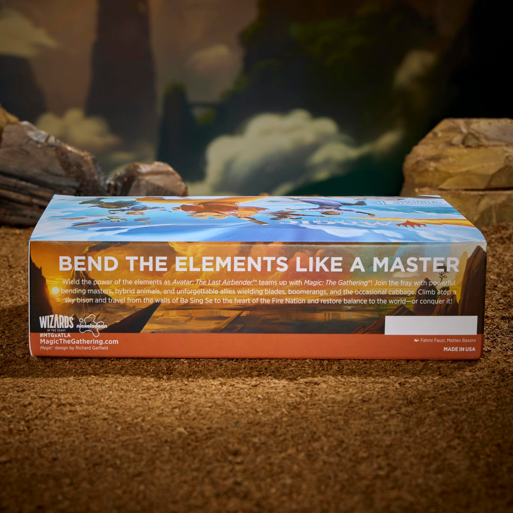 Magic: The Gathering draft session on table with friends opening Avatar boosters, social fun