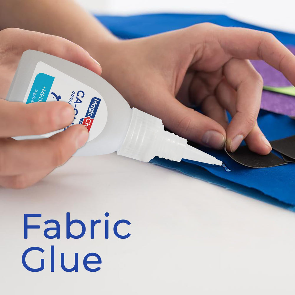 Magic Chems tube with ruler for size comparison showing compact 2-pack portability and value