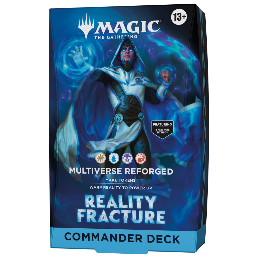 Magic: The Gathering reality-fracture deck box front showing artwork and components benefit portability