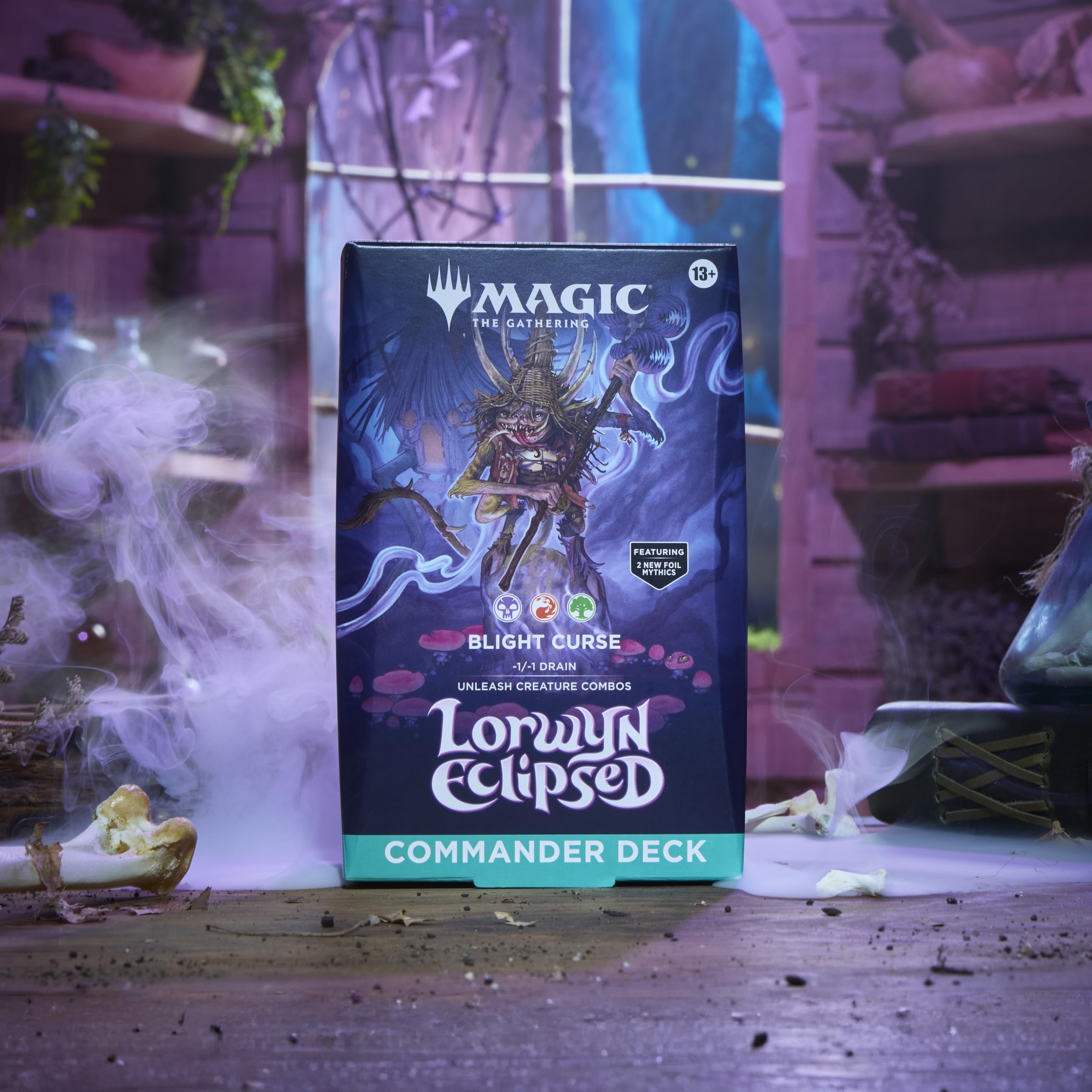 Magic: The Gathering card spread displaying deck variety and tribal synergies