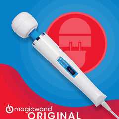 Magic Wand side profile with 6-foot cord visible, showcasing reach and flexibility