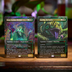 Magic: The Gathering double-sided token cards close-up illustrating tokens for gameplay clarity