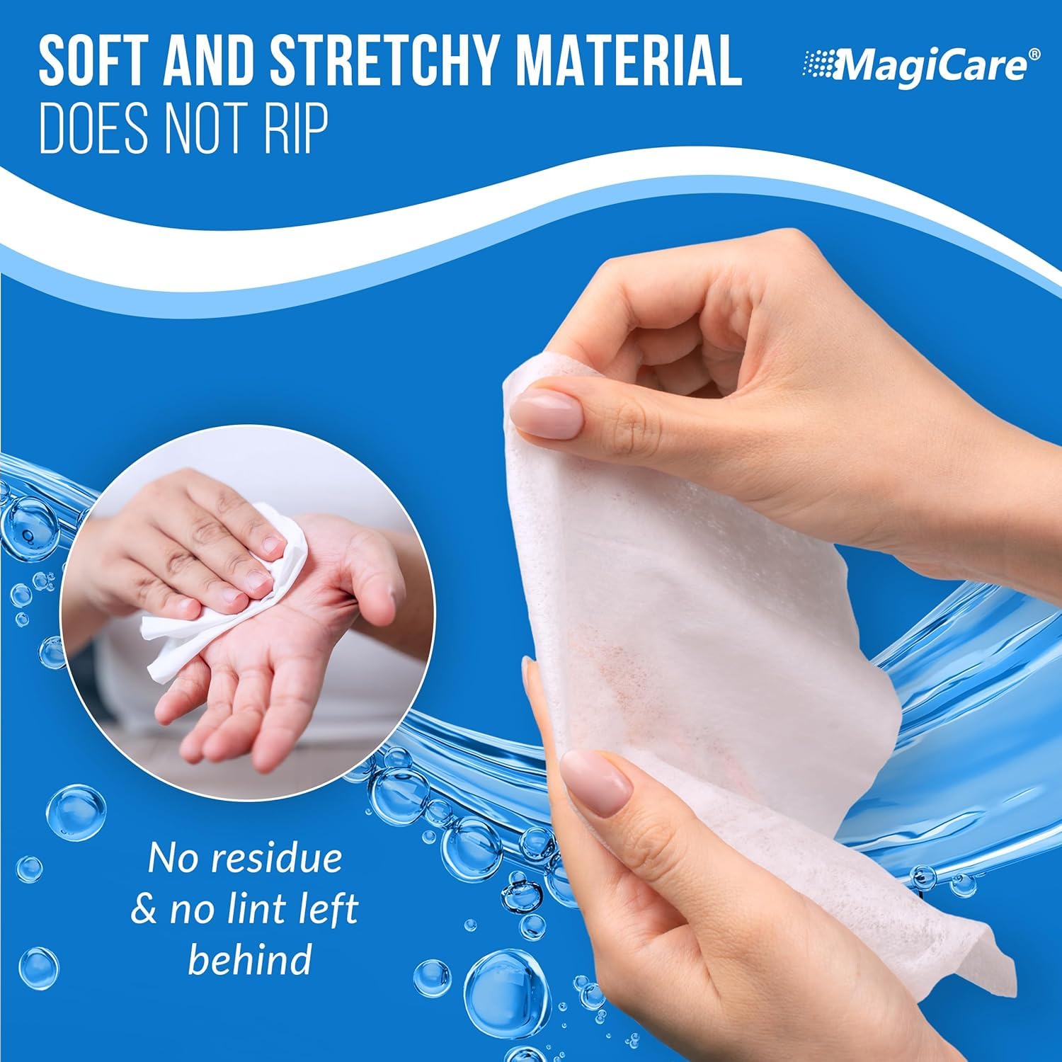 MagiCare pack stored in a car glovebox for on-the-go cleanliness and convenience