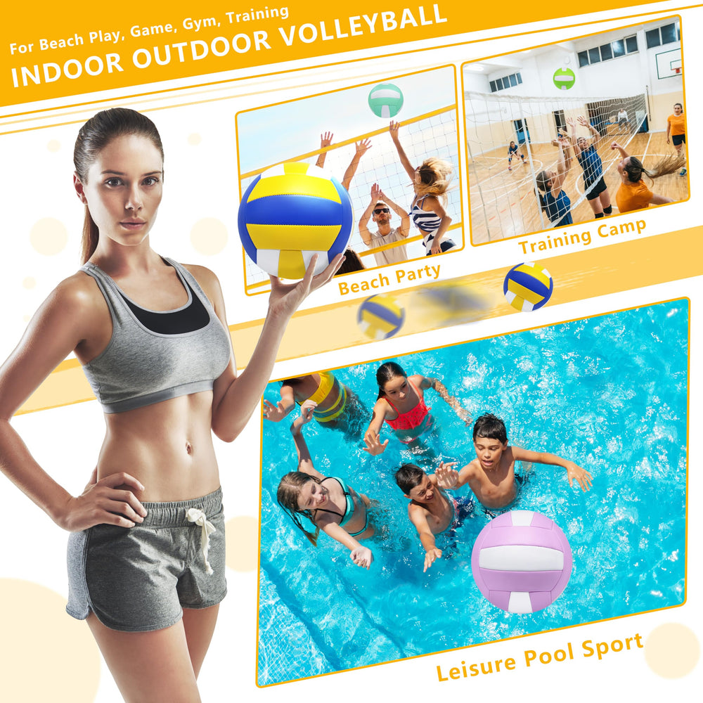 Magicorange volleyball being served in a gym highlighting consistent indoor performance