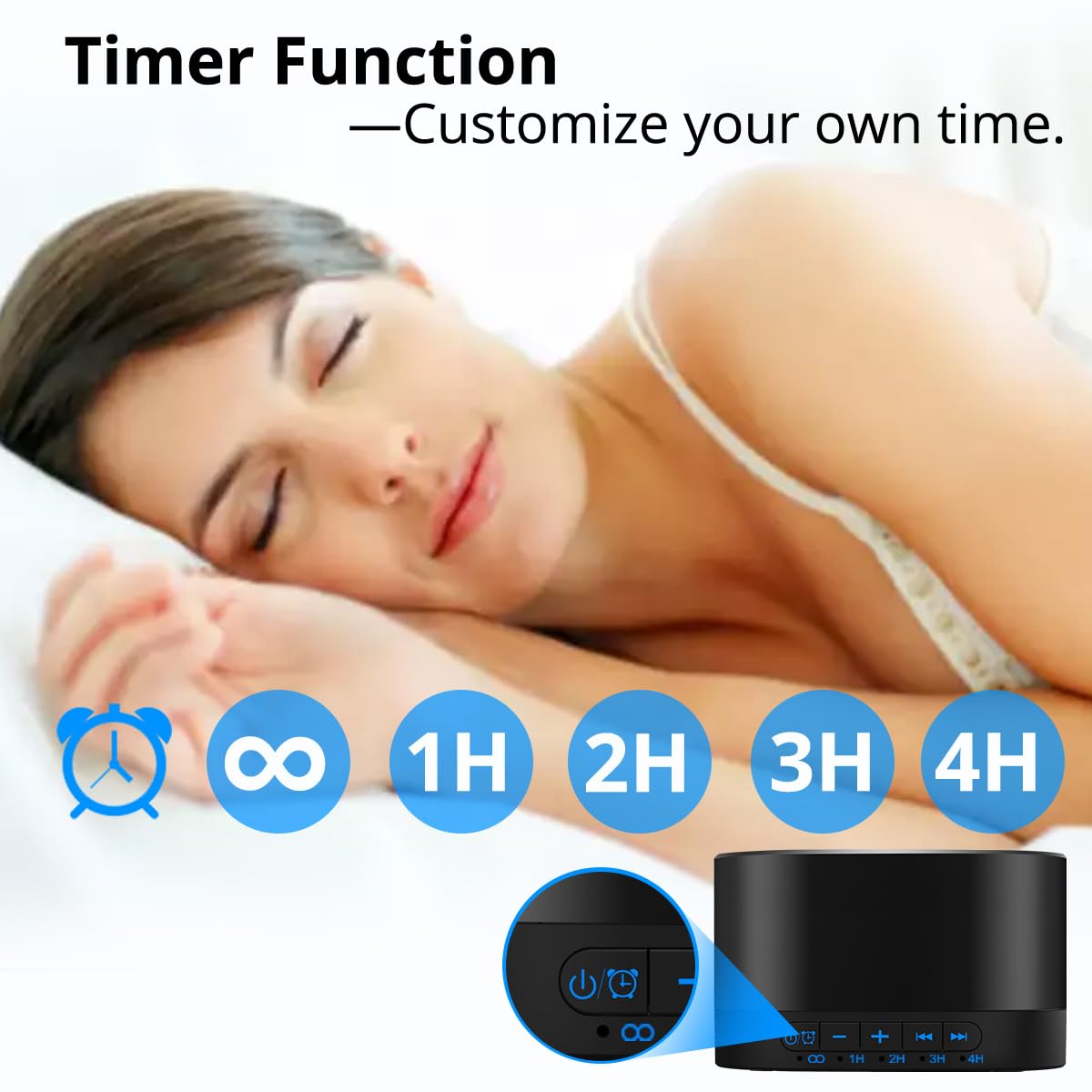 Magicteam top control buttons detail showing volume and timer controls for precise settings