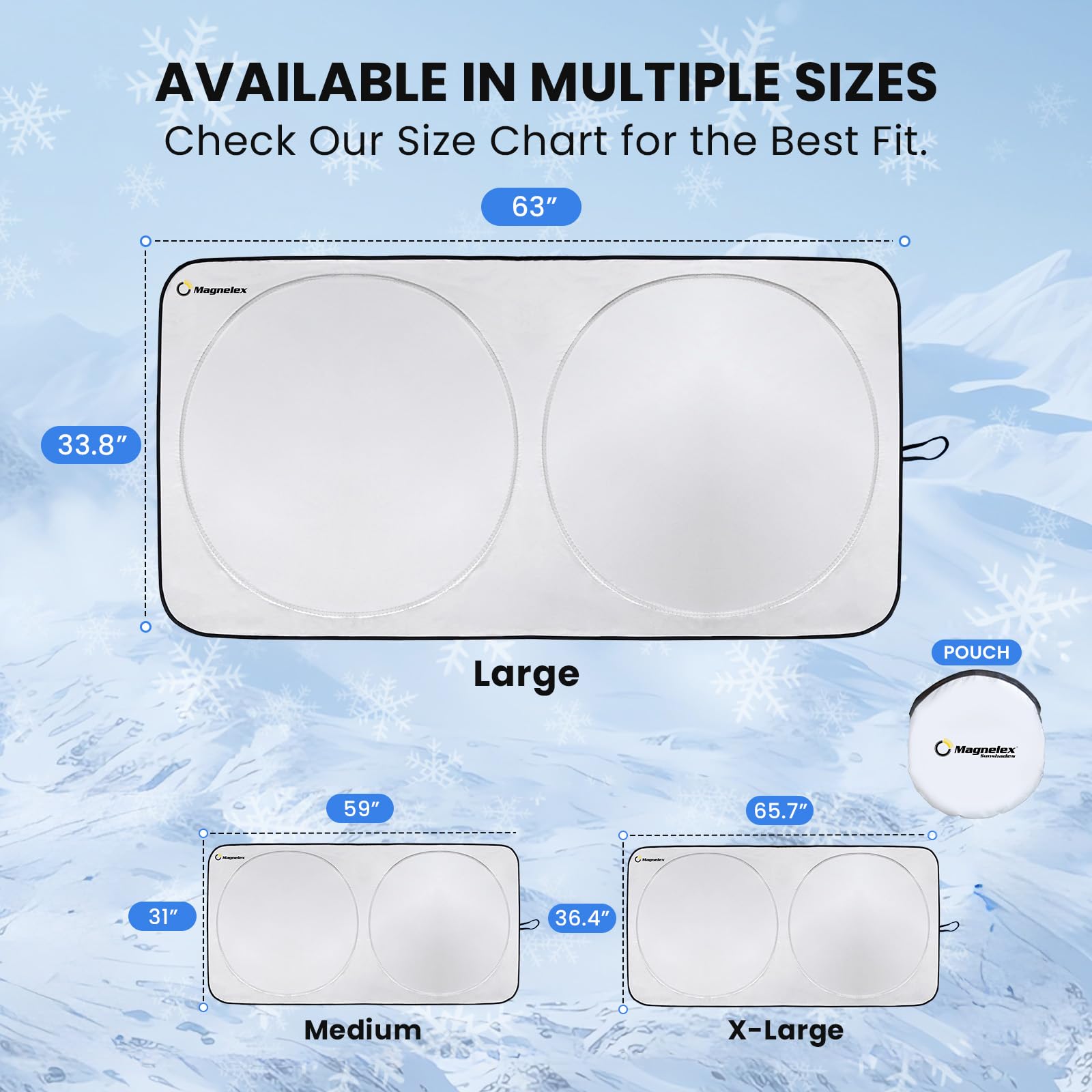 Magnelex reflective surface detail demonstrating sun reflection and UV protection