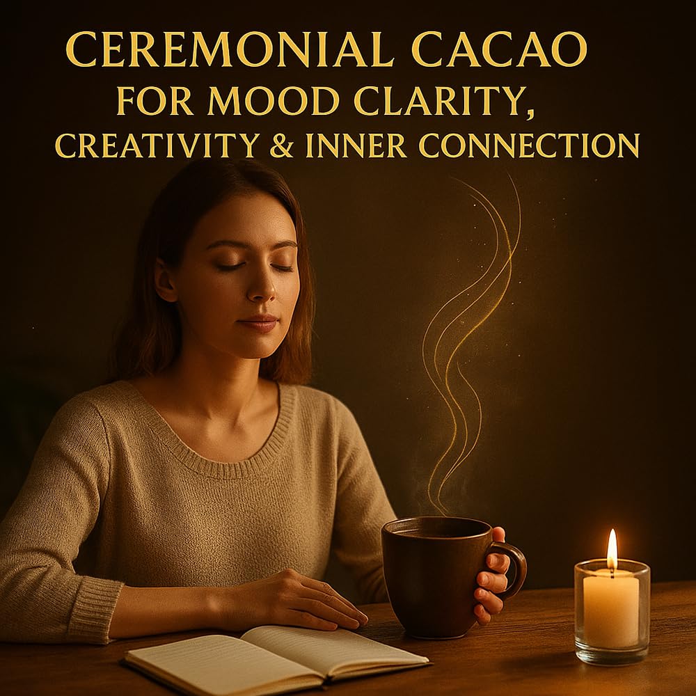 Maia Ceremonial cacao ingredient label detail showing organic non-GMO quality
