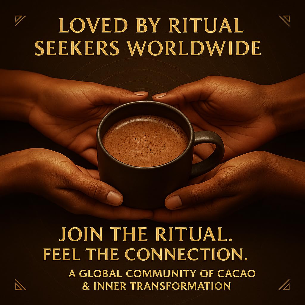 Maia Ceremonial cacao in cozy morning scene suggesting mindful ritual and mood support