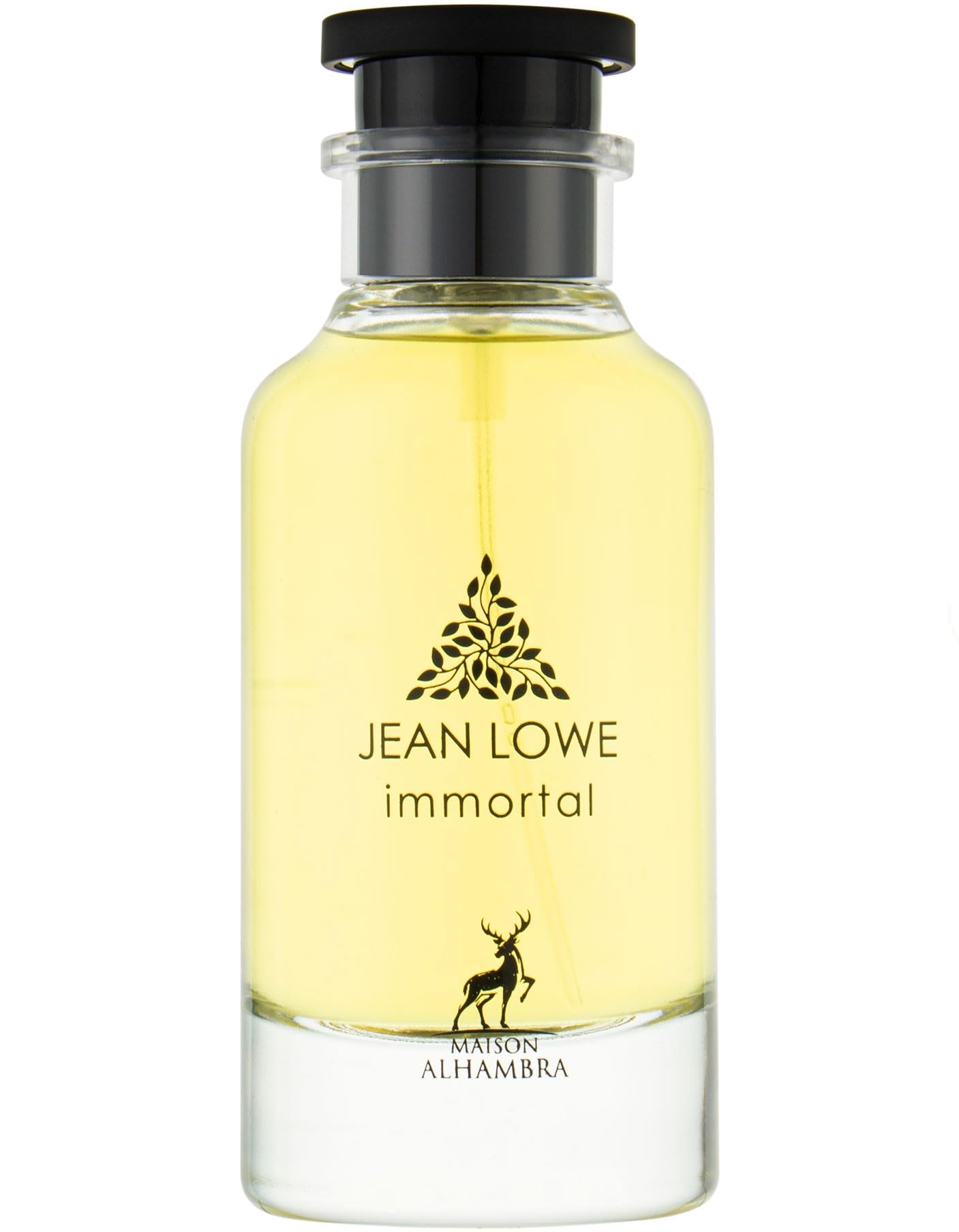 Maison Alhambra Jean Lowe Immortel front bottle showing elegant design and confident presentation