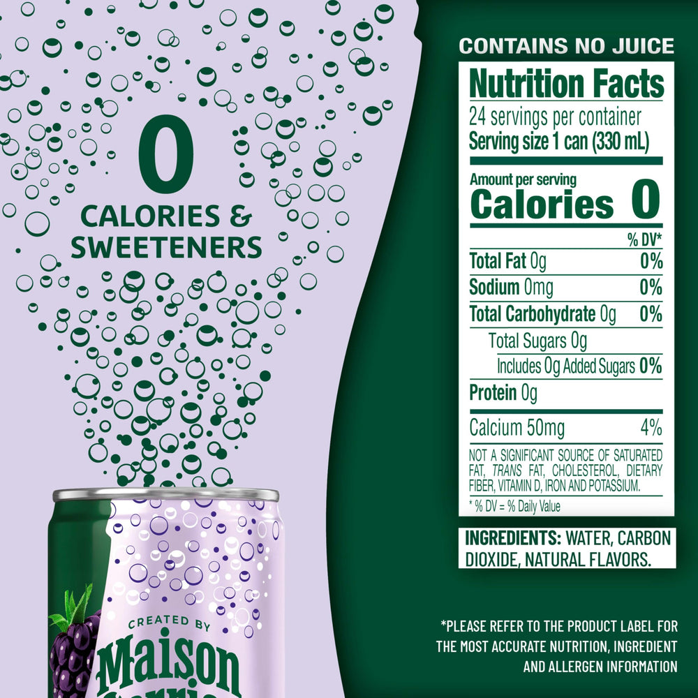Maison Perrier poured into glass over ice, showcasing clarity and cocktail-ready use