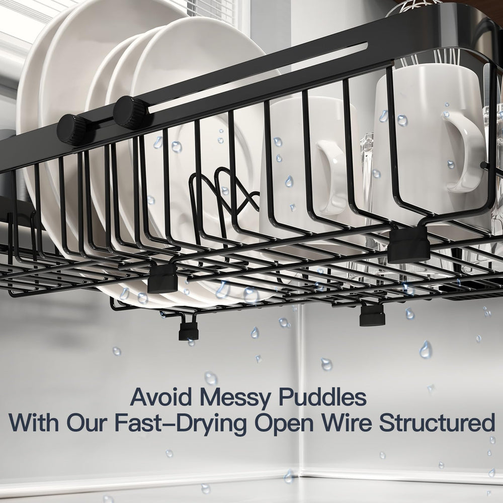 MAJALiS with dishes in use organizing plates and cups for tidy cleanup