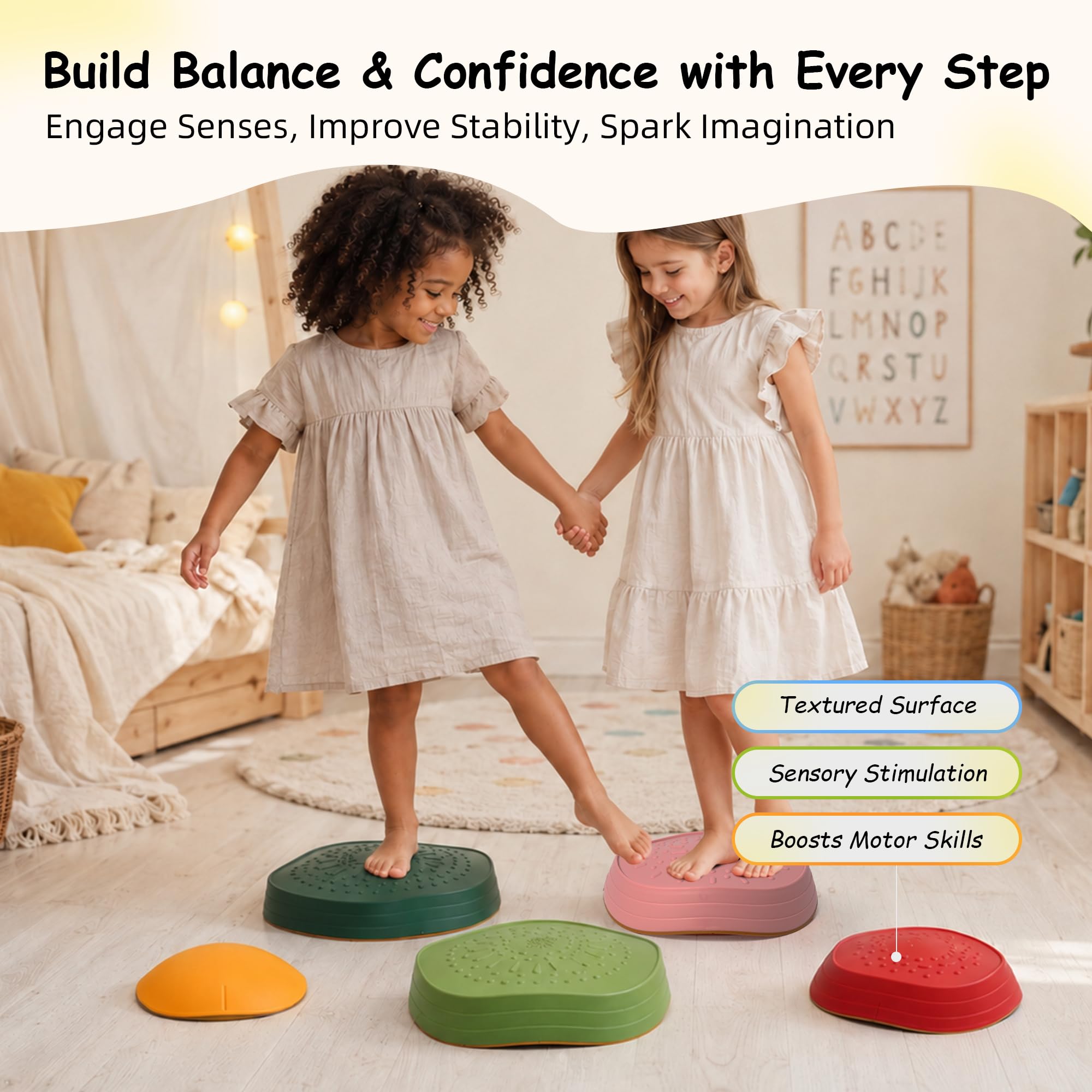 makarci stacked stones illustrating easy storage and tidy-up convenience