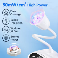 Makartt clear LCD display and buttons showing timers and battery benefit easy control