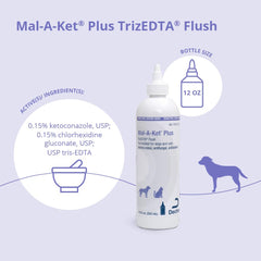 Mal-A-Ket solution texture in hand demonstrating clear, non-greasy rinse benefit