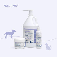 Mal-A-Ket wipe cleaning a dog paw showing fast spot-cleaning benefit