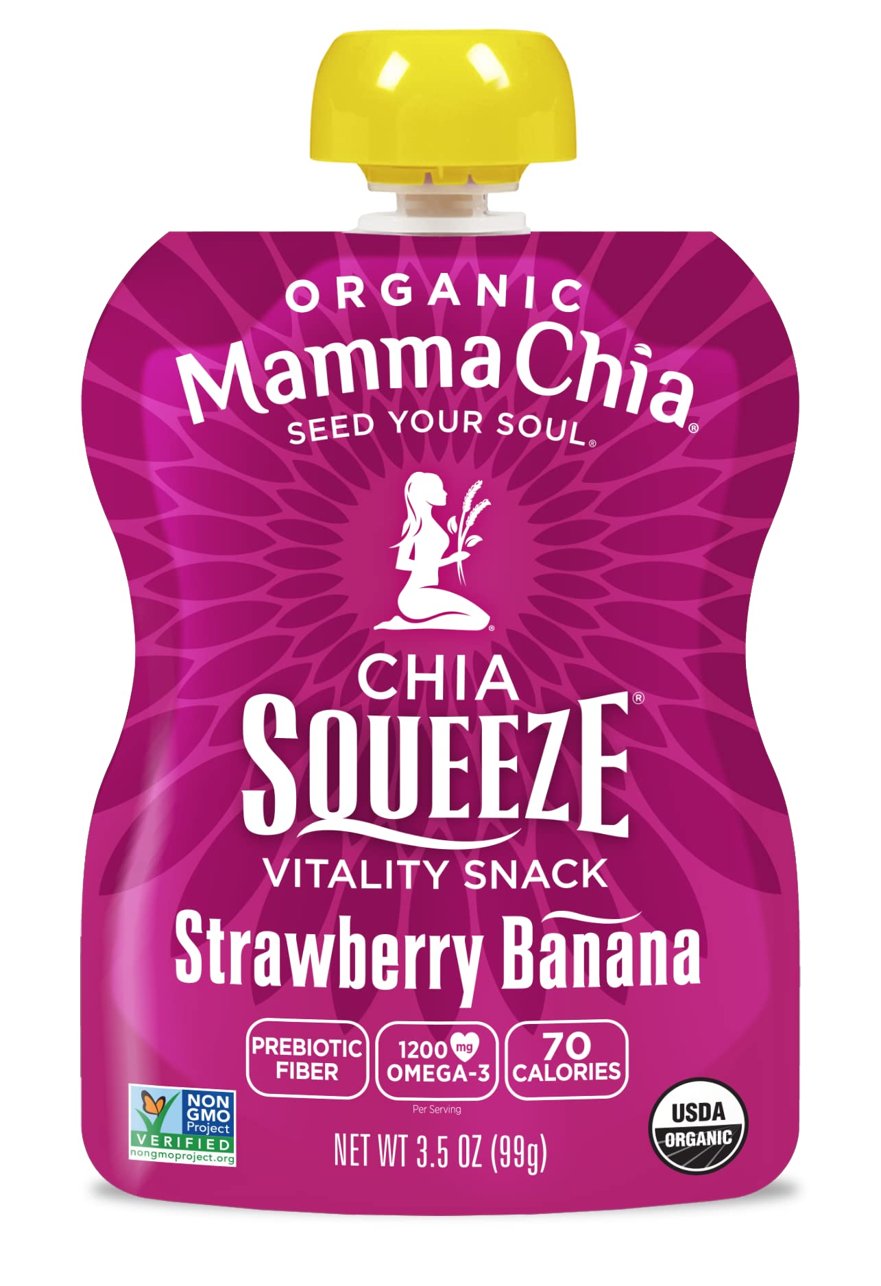 Mamma Chia close-up of chia seeds texture highlighting nutrient-rich blend