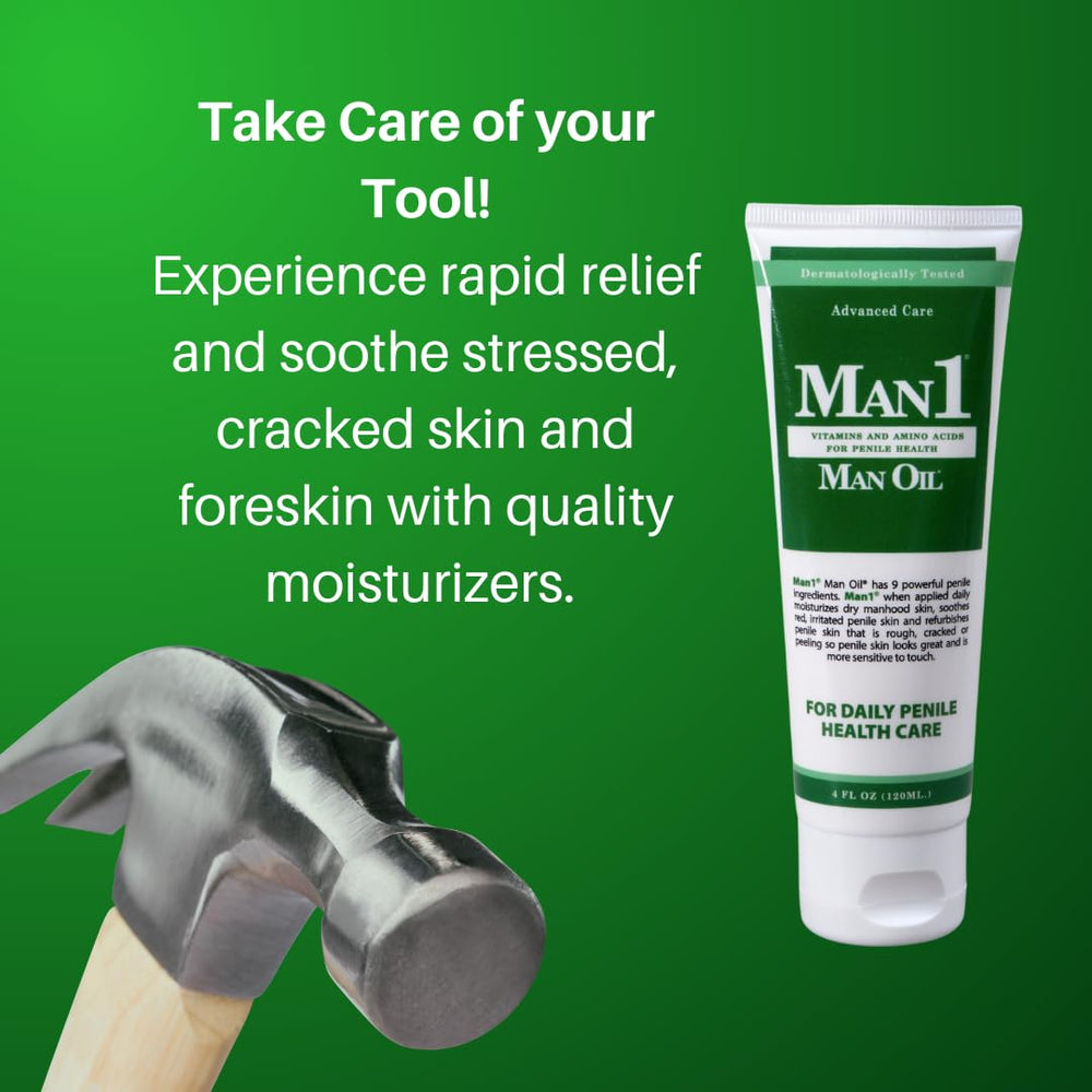 Man1 Man Oil creamy texture closeup demonstrating fast absorption benefit