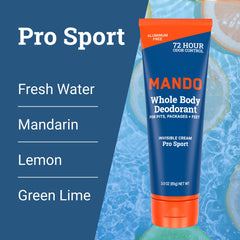 Mando cream texture close-up showing smooth spreadability benefit