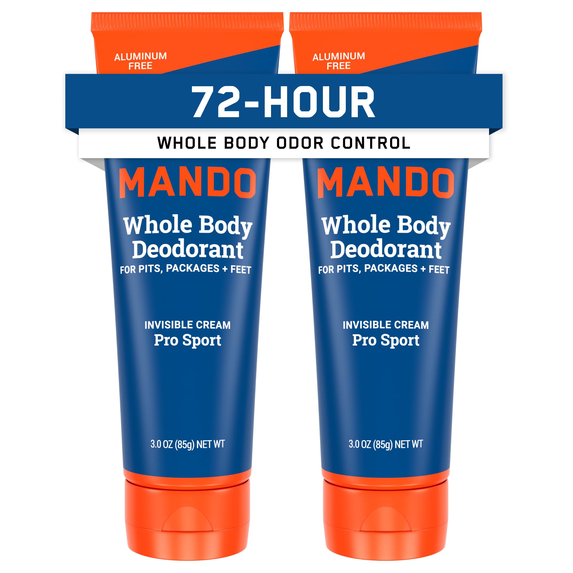 Mando front packaging showing Pro Sport two-pack, clear shelf appeal