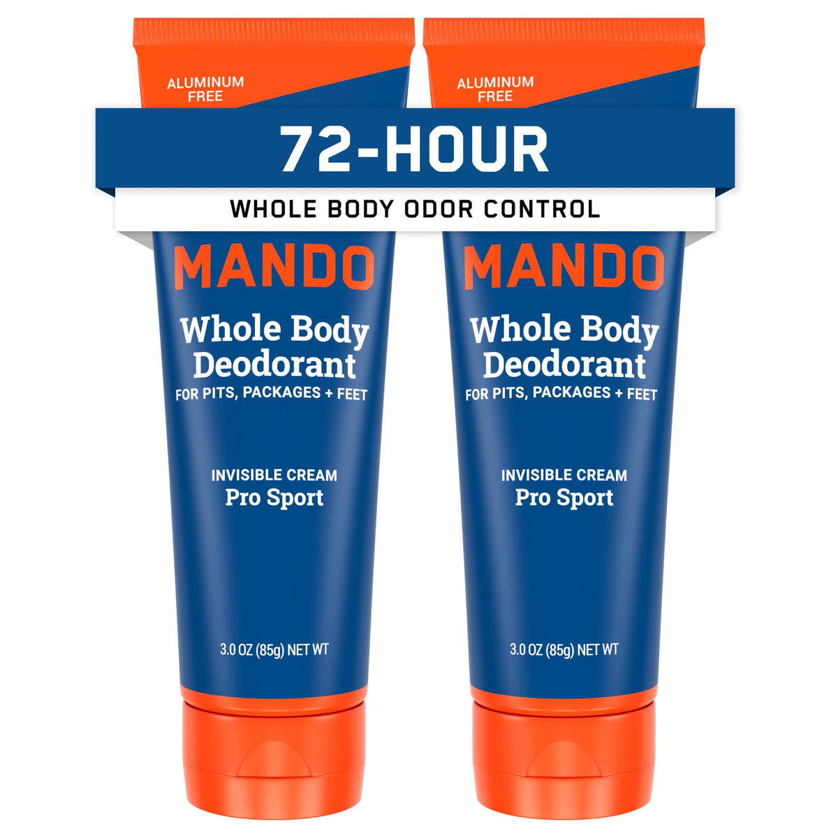 Mando front packaging showing Pro Sport two-pack, clear shelf appeal