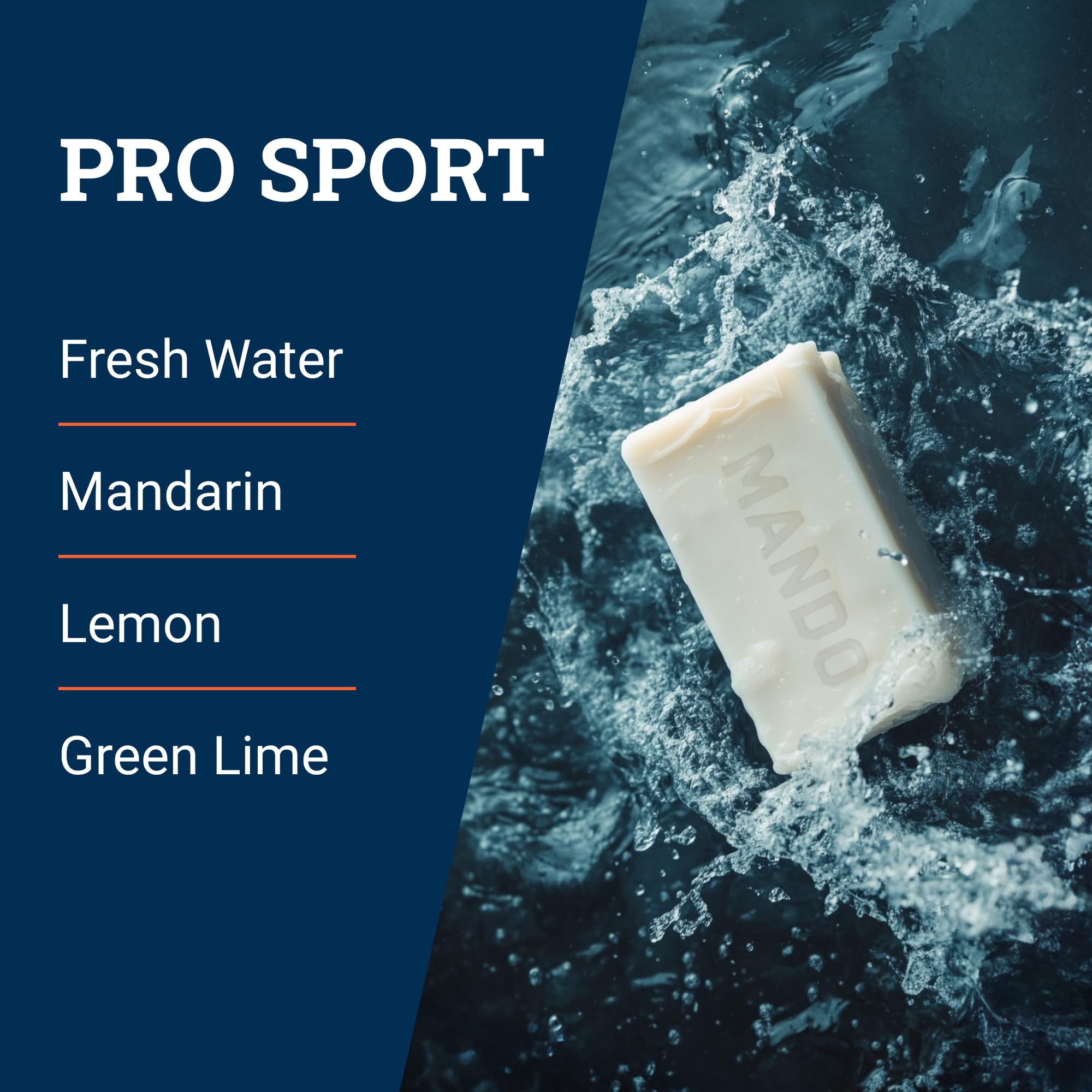Mando Pro Sport inside an open soap case highlighting dry storage advantage