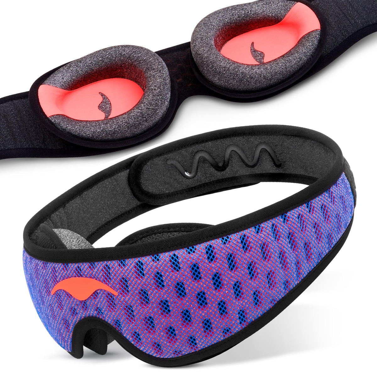 Manta Sleep front view showing full blackout benefit
