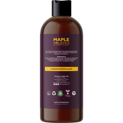 Maple Holistics bottle beside fresh lavender sprig highlighting calming aromatherapy