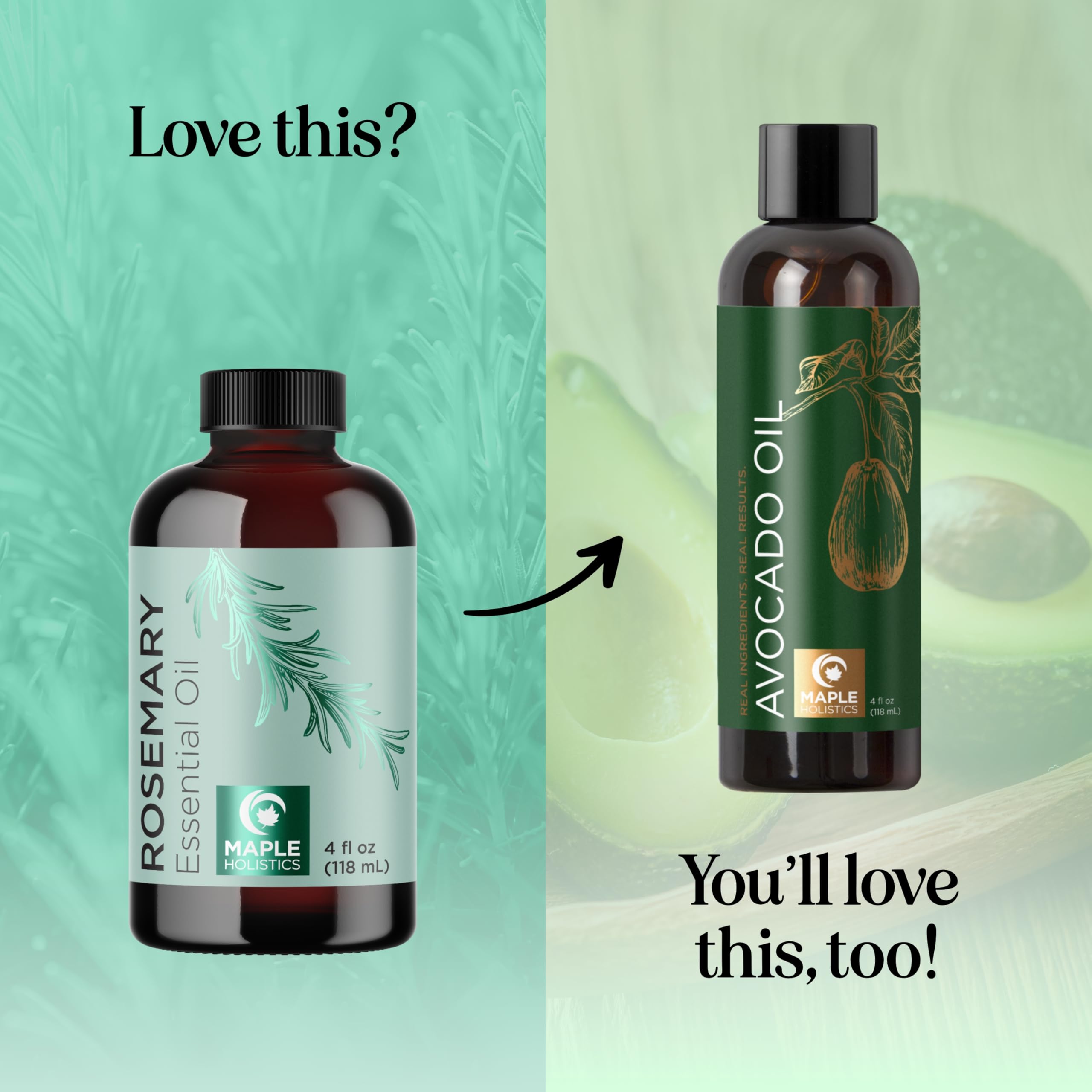 maple holistics used in scalp massage demonstrating application for hair care