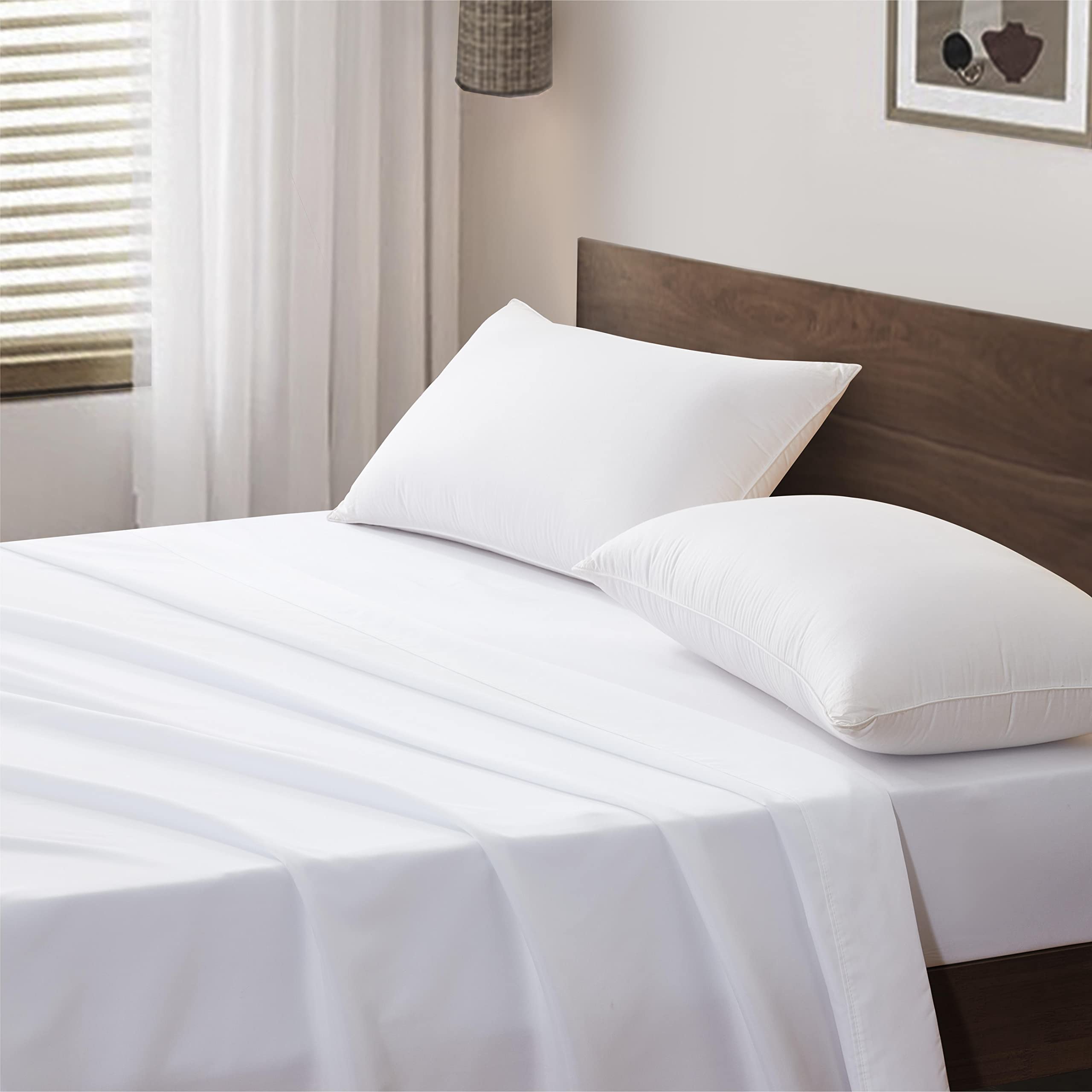 Maple&Stone sheet in use on bed demonstrating coverage and tidy look