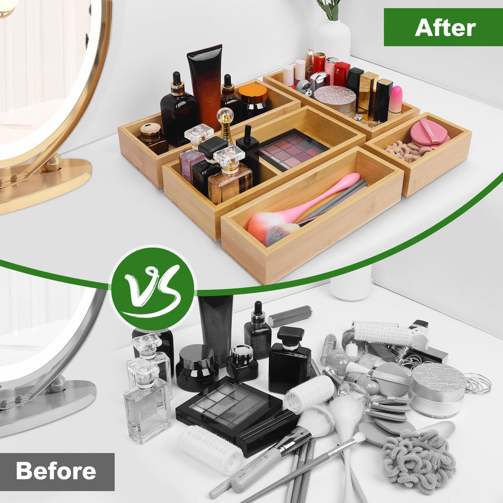 MapleGrace trays in kitchen drawer organizing cutlery for quick access