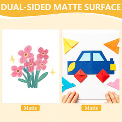 MARACOL double-sided coating detail preventing bleed for crisp color