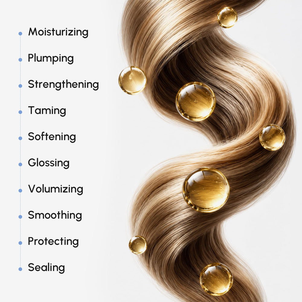 MAREE used on color-treated hair showing enhanced shine and care benefit