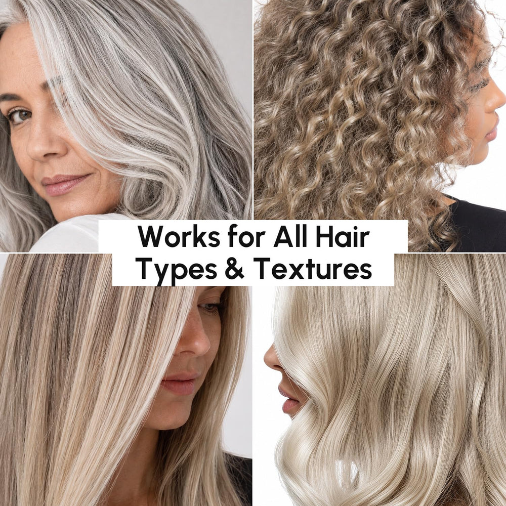 MAREE on color-treated hair showing enhanced shine and softened texture