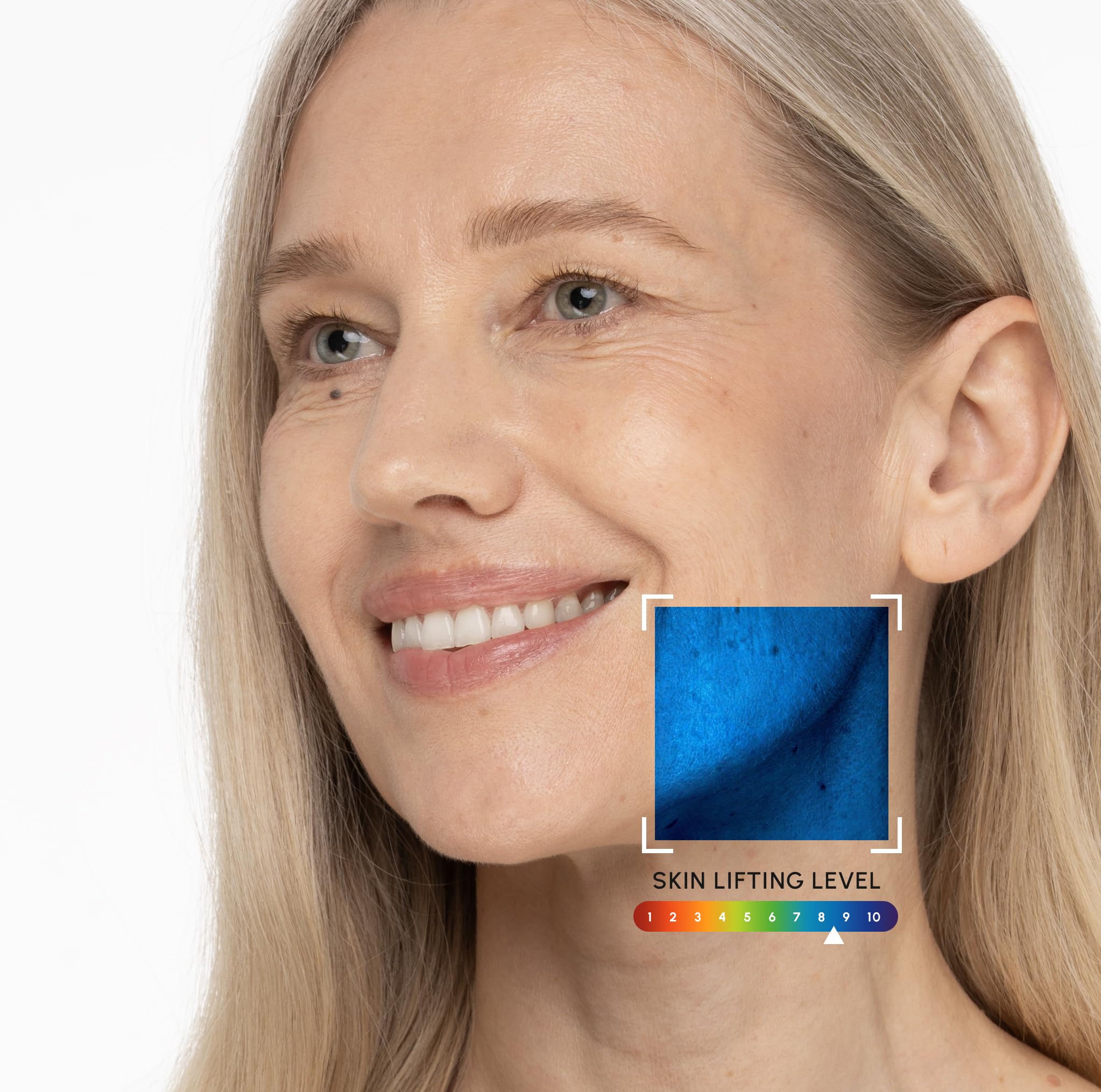 MAREE patch edge detail adhering to jawline for firming support