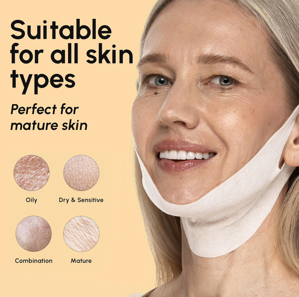 MAREE lifestyle image of woman wearing mask while relaxing to show convenience and confidence