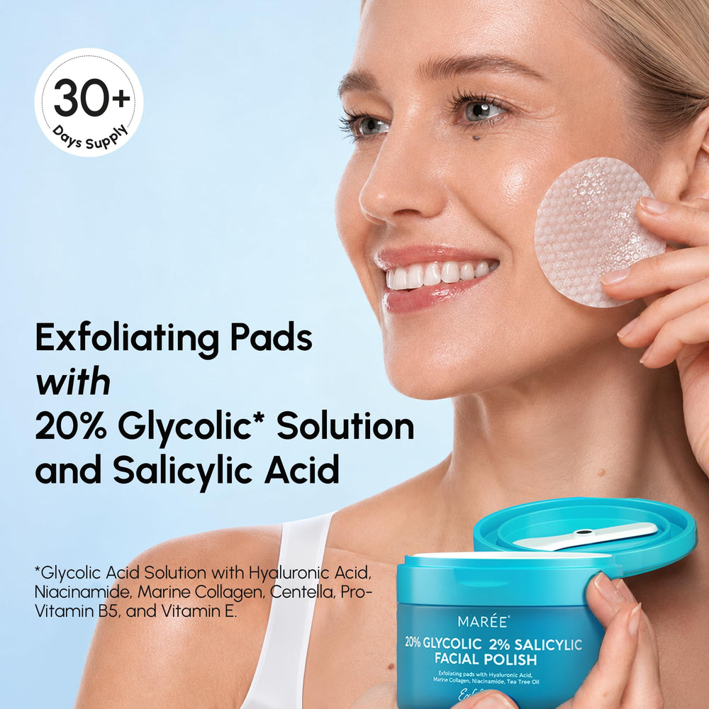 MAREE smooth pad face side showing gentle wipe finish for comfort