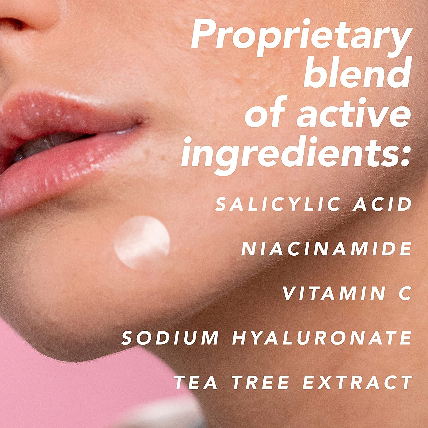Mario Badescu hands applying patch to spot demonstrating gentle, hygienic application