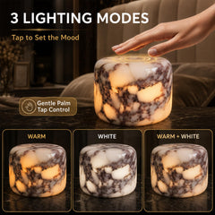 Marmor lamp touch control detail with tap sensor for easy dimming