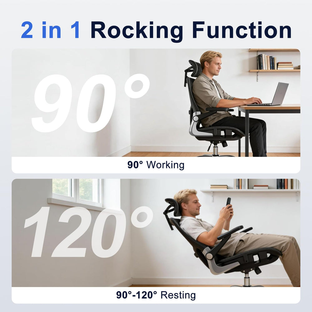 marrap chair in home office setup conveying ergonomic comfort while working
