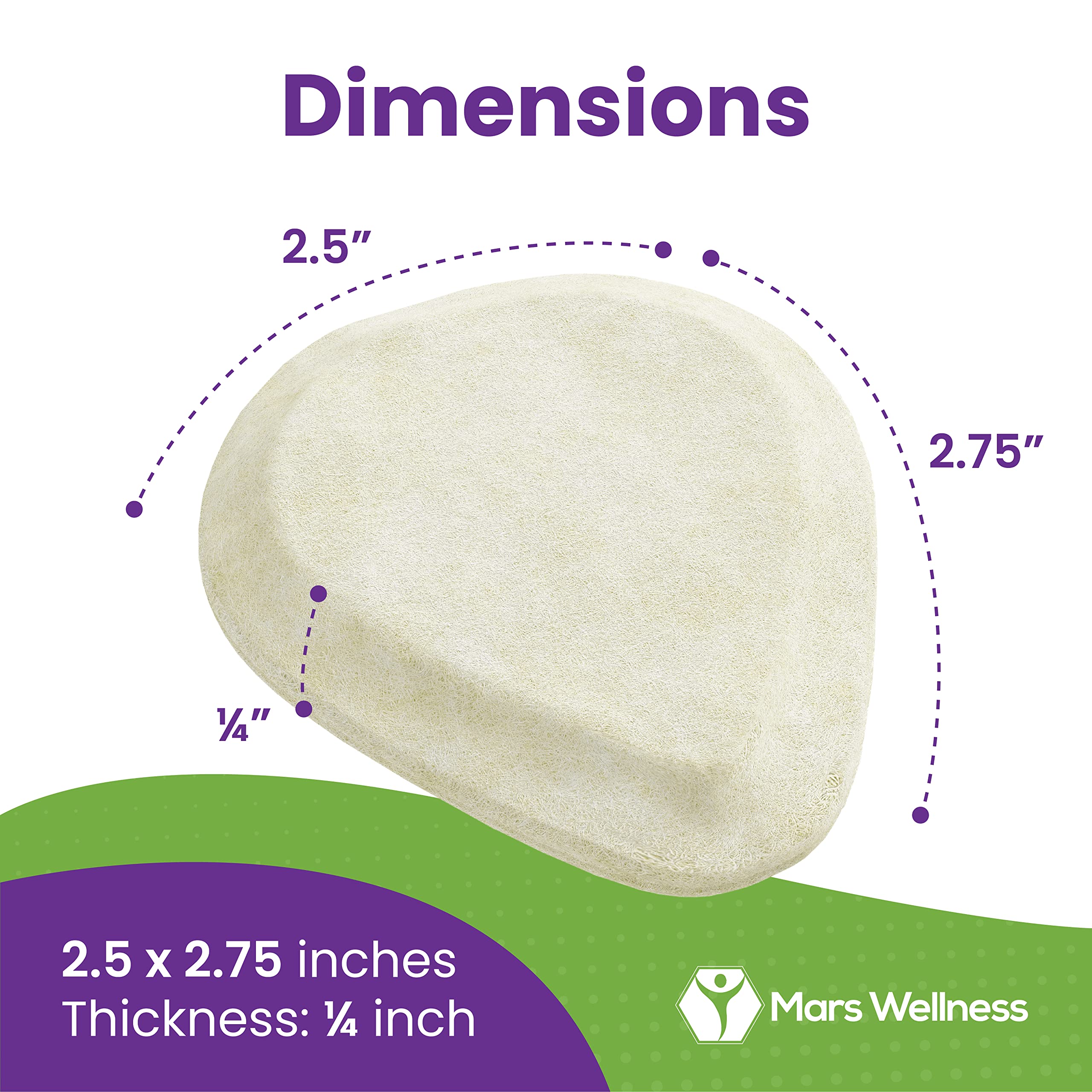 MARS WELLNESS close-up of skived edge and felt texture illustrating smooth shoe fit