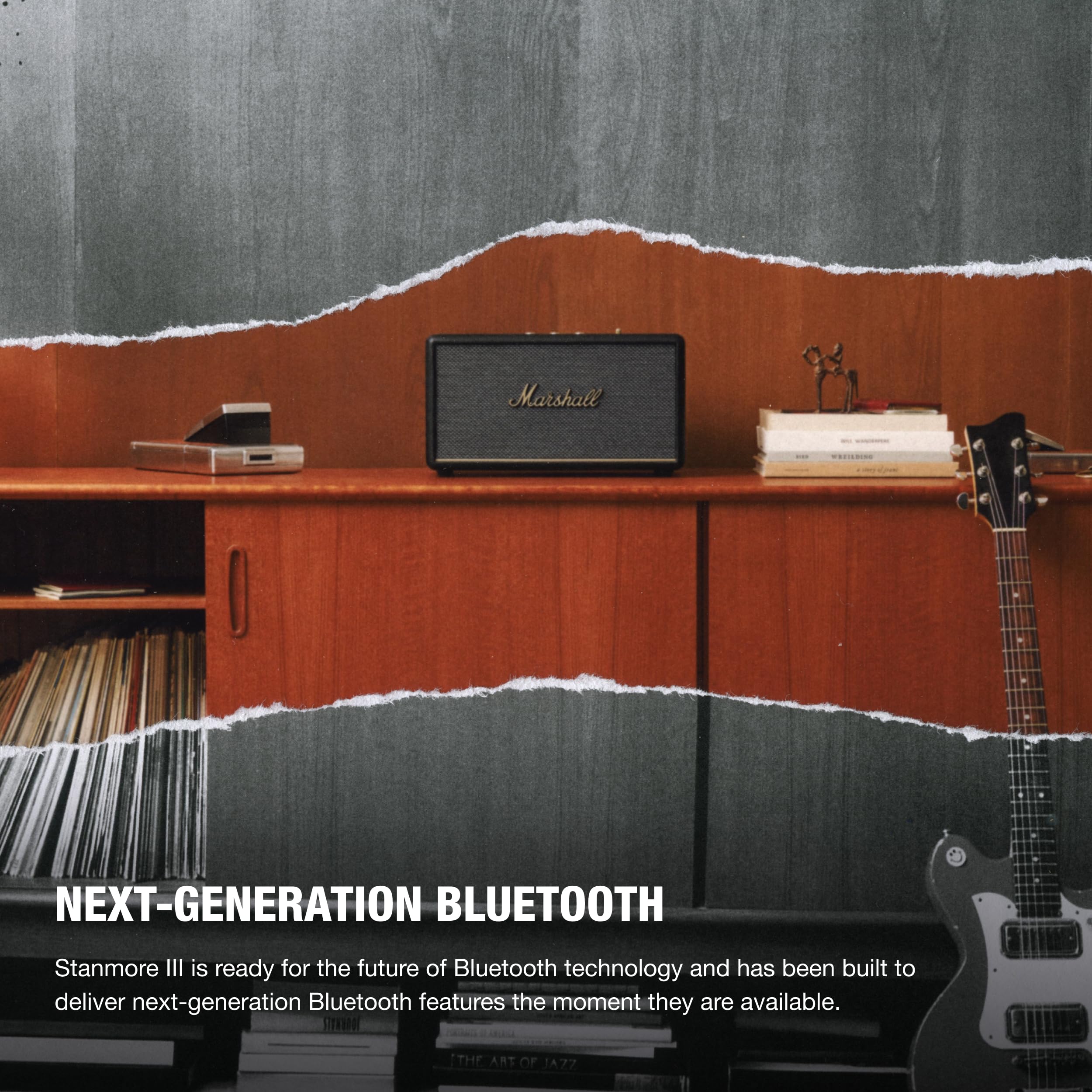 Marshall Stanmore III side profile showing compact scale for home placement