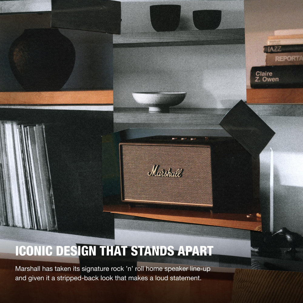 Marshall Stanmore III top controls closeup with tactile knobs for quick adjustments